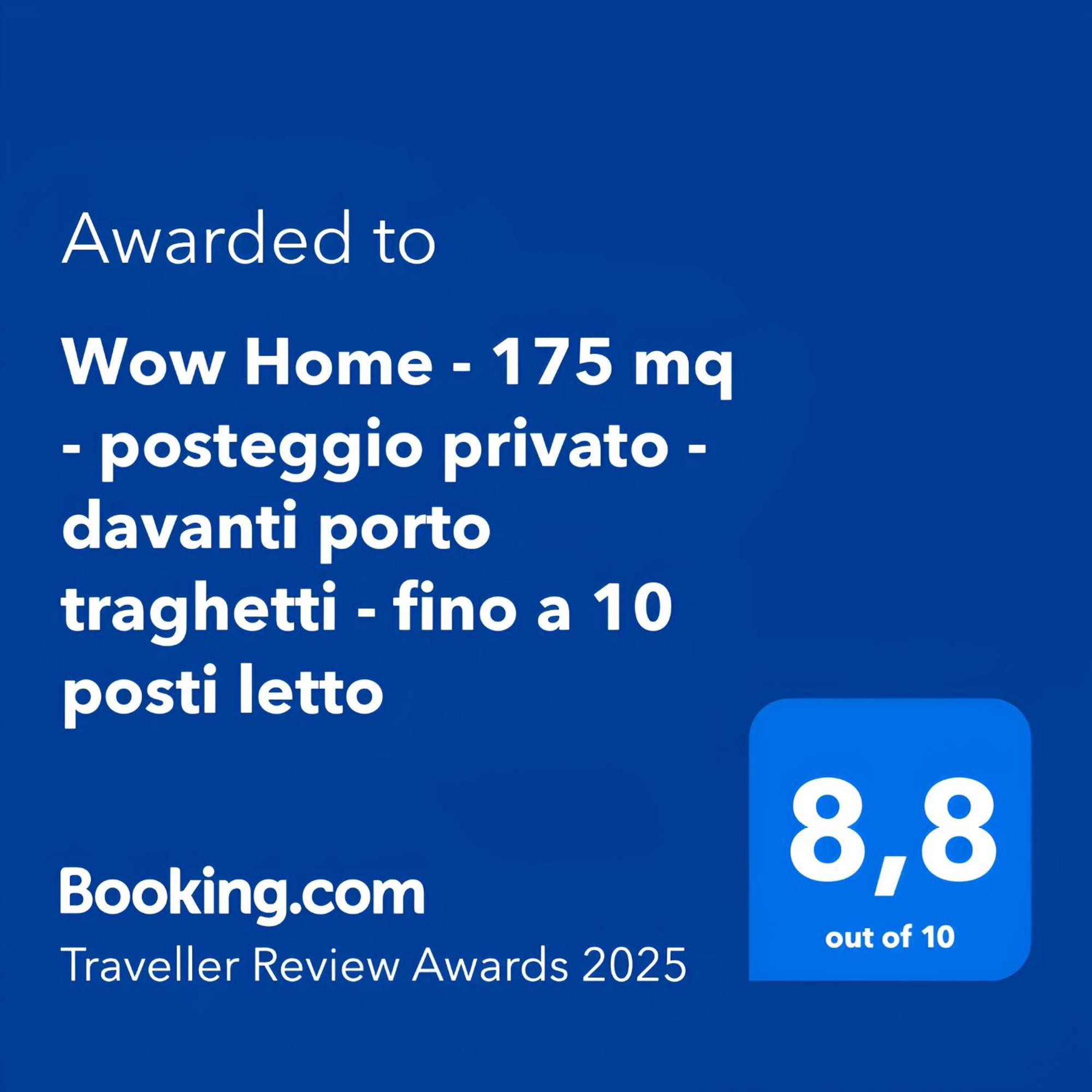 Wow Home - 175 Mq - Posteggio Privato - Davanti Porto Traghetti - Fino A 10 Posti Letto Genova Exterior foto
